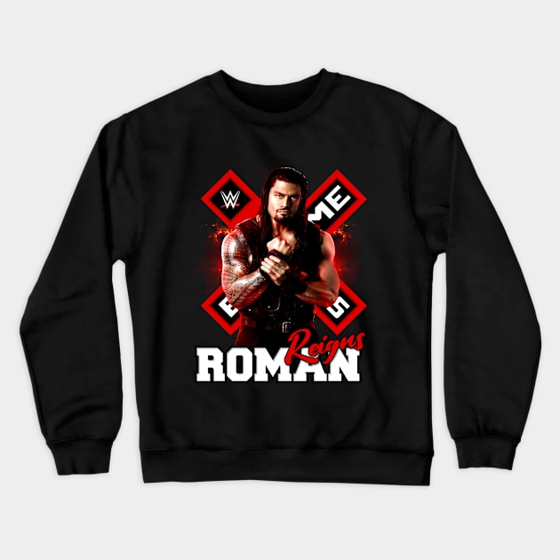 WWE - Reigus Roman Crewneck Sweatshirt by Purwoceng